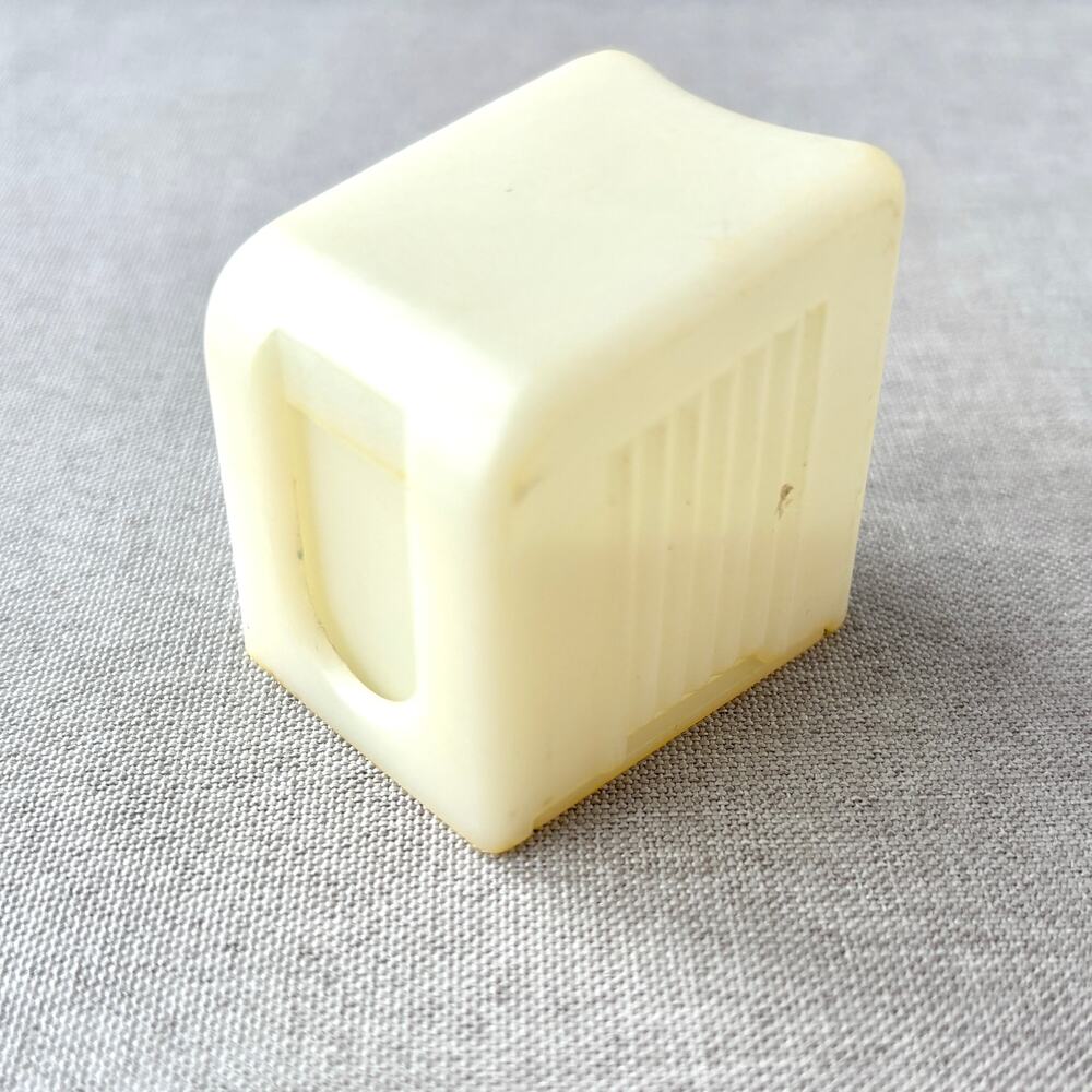 Vintage Stamp Roll Dispenser - Cream White